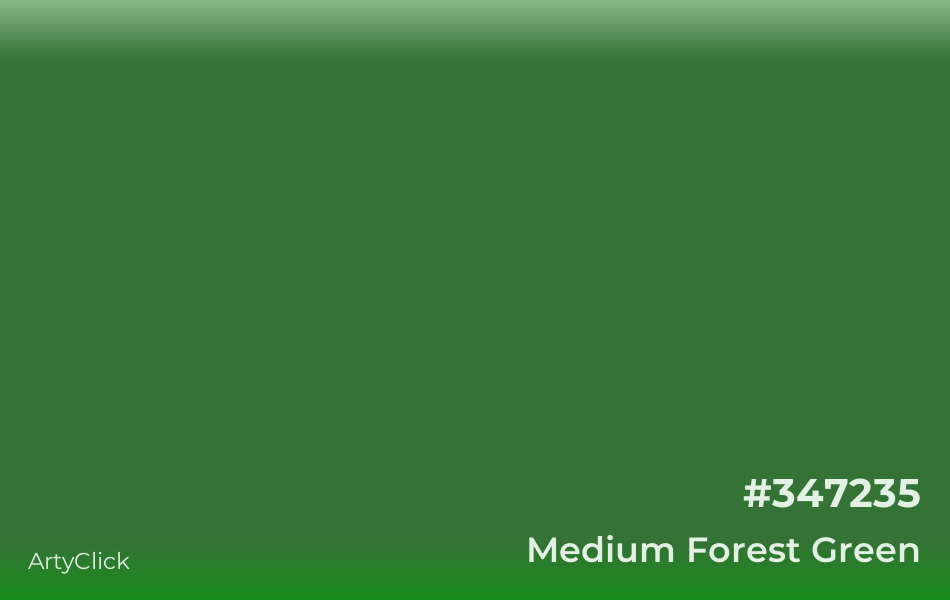 Medium Forest Green #347235